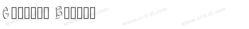 Garamet Bk字体转换